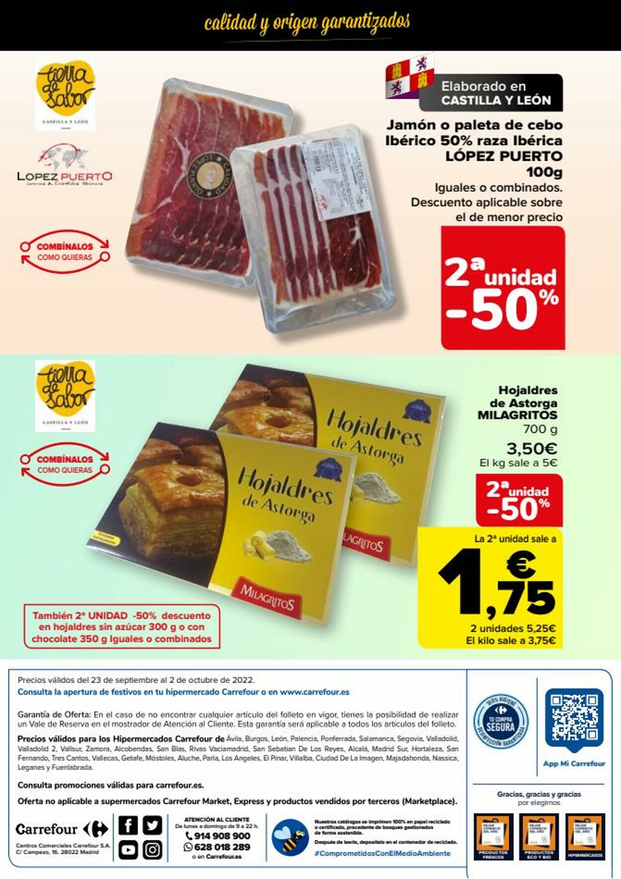 Folleto Carrefour 23.09.2022 - 02.10.2022