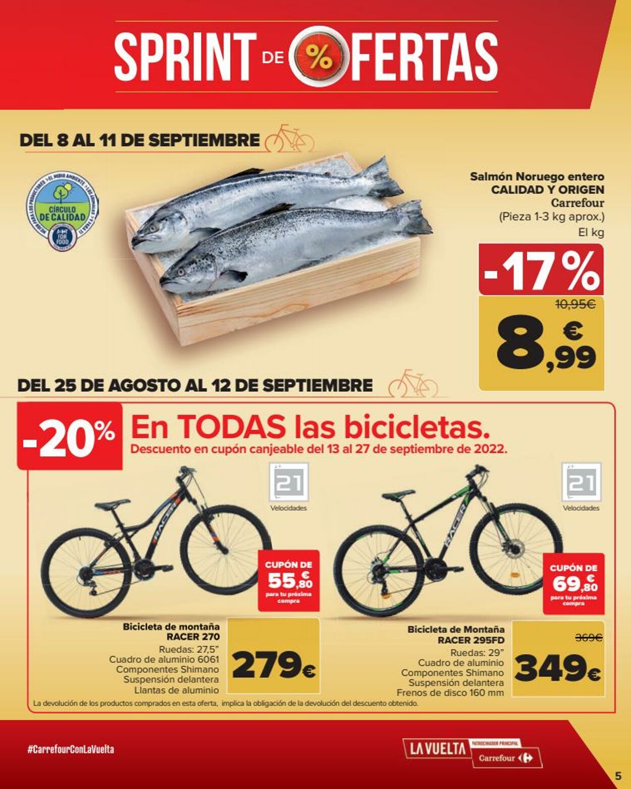 Folleto Carrefour 18.08.2022 - 11.09.2022