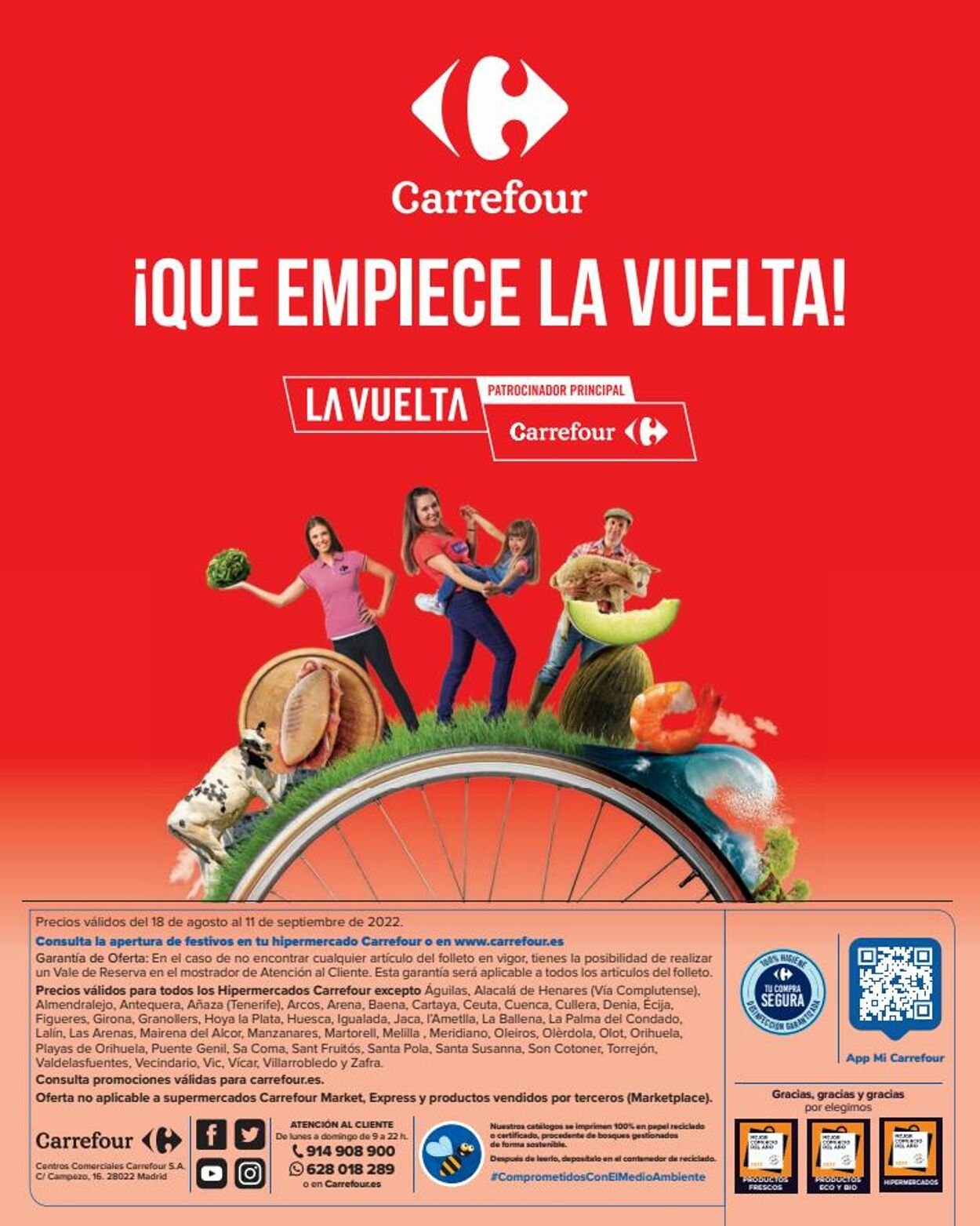 Folleto Carrefour 18.08.2022 - 11.09.2022