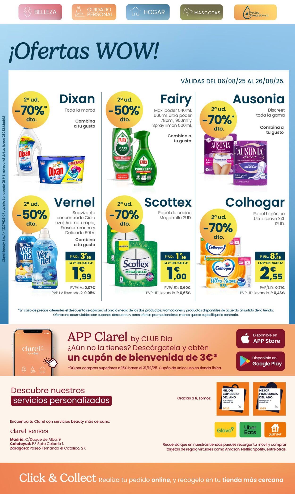 Folleto Clarel 06.08.2025 - 26.08.2025