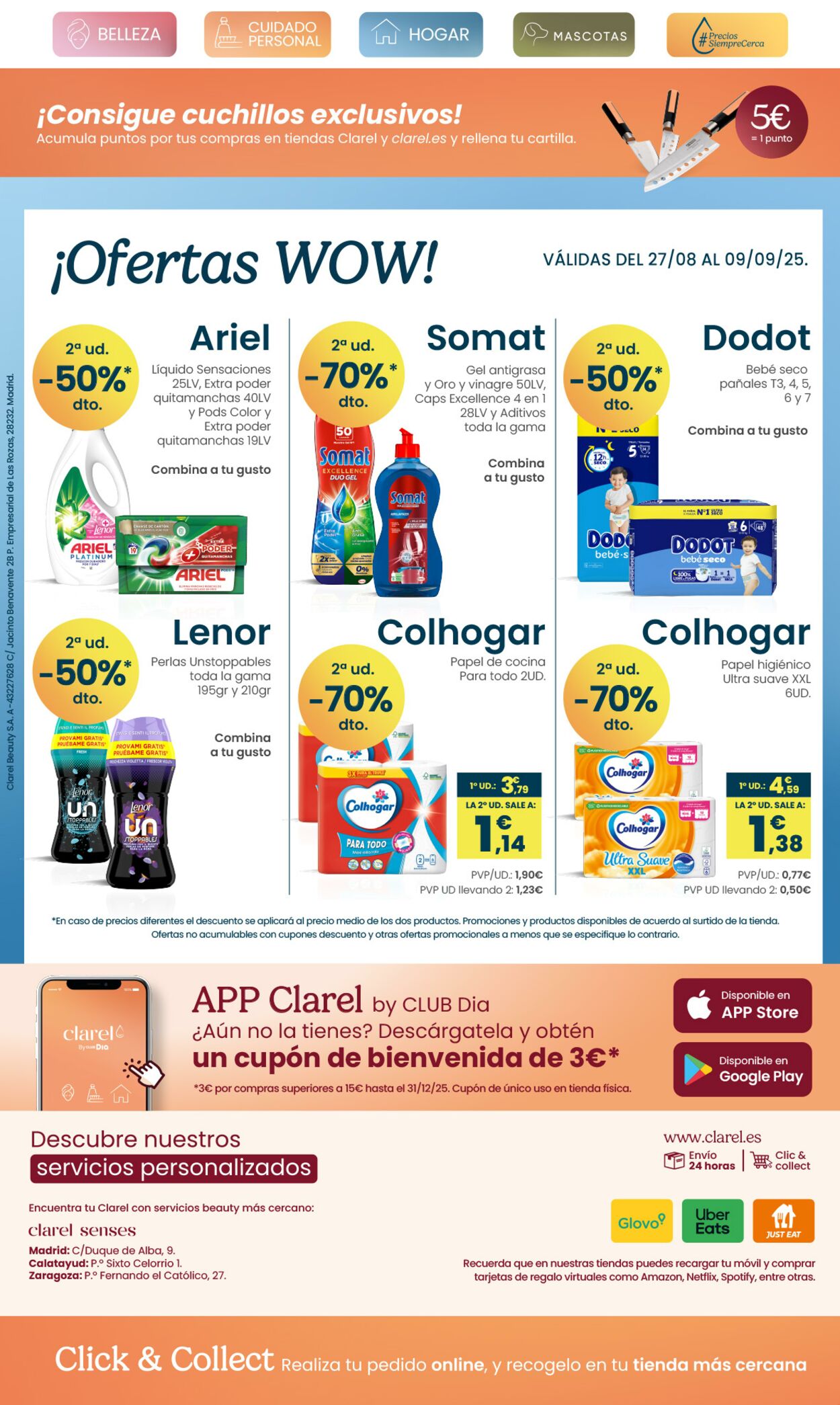 Folleto Clarel 27.08.2025 - 08.09.2025