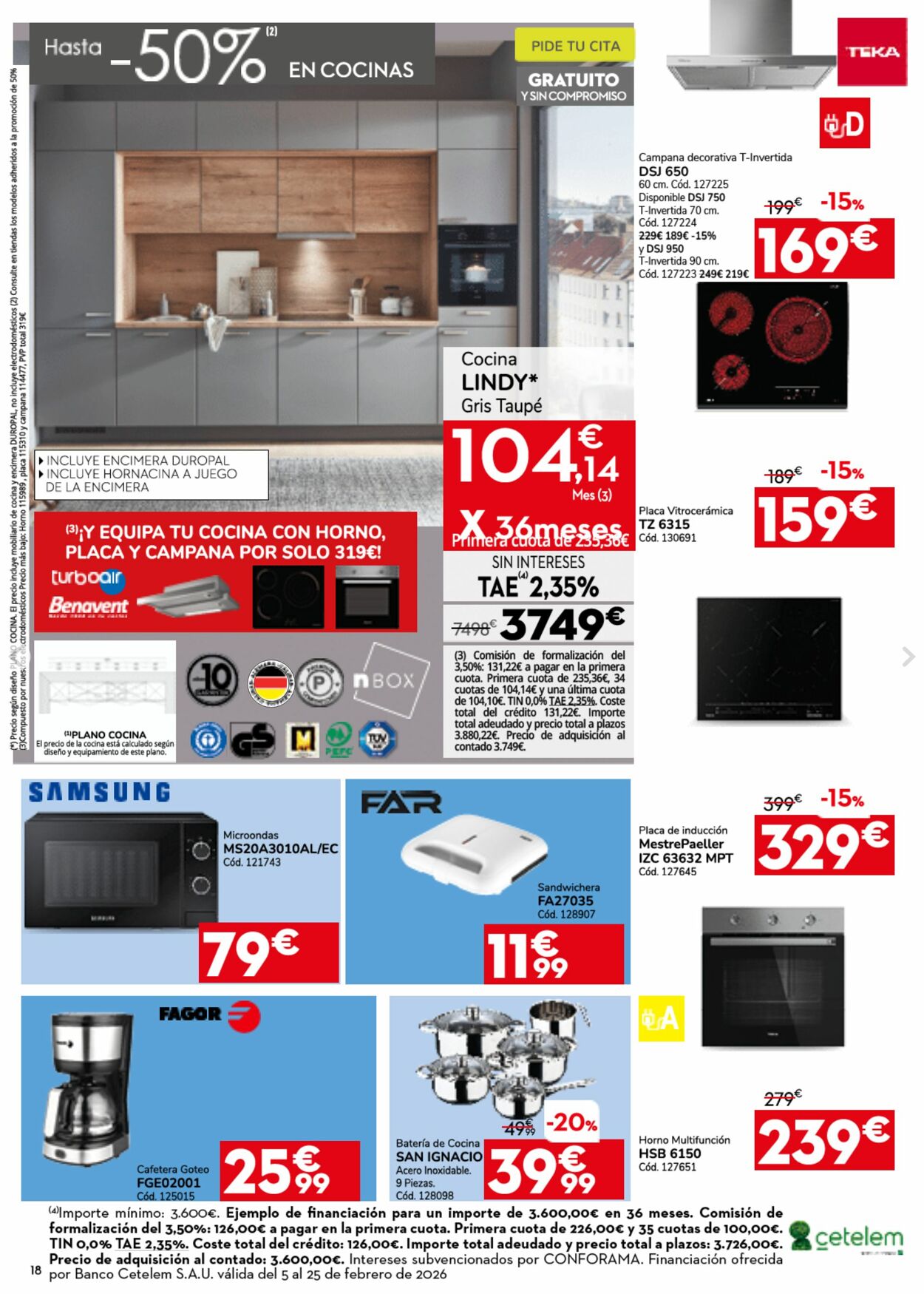 Folleto Conforama 09.02.2026 - 18.02.2026