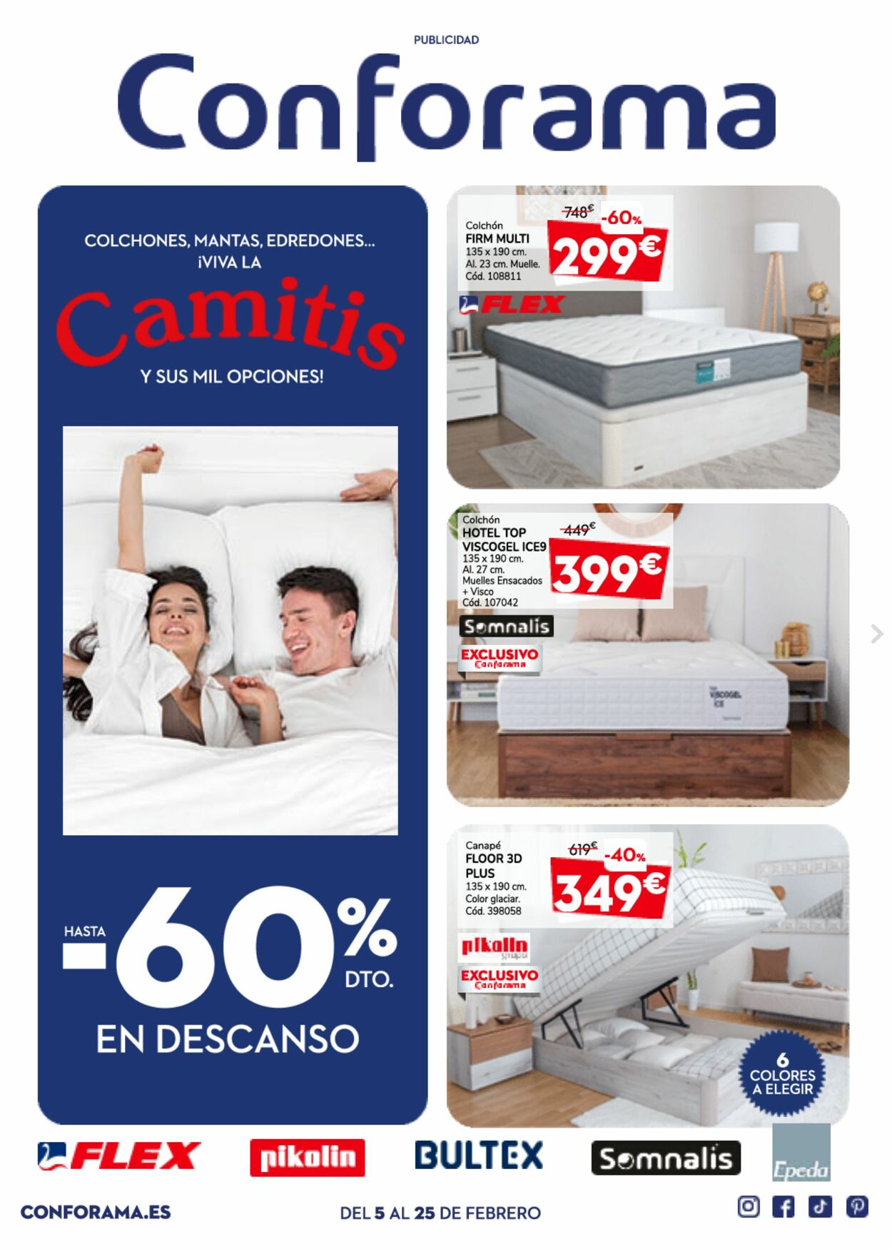 Folleto Conforama 09.02.2026 - 18.02.2026