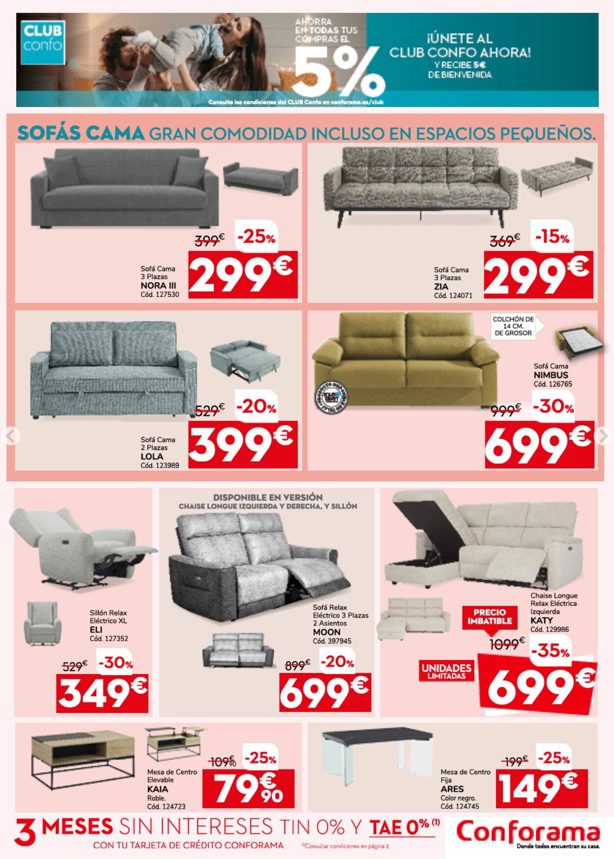 Folleto Conforama 06.04.2026 - 15.04.2026