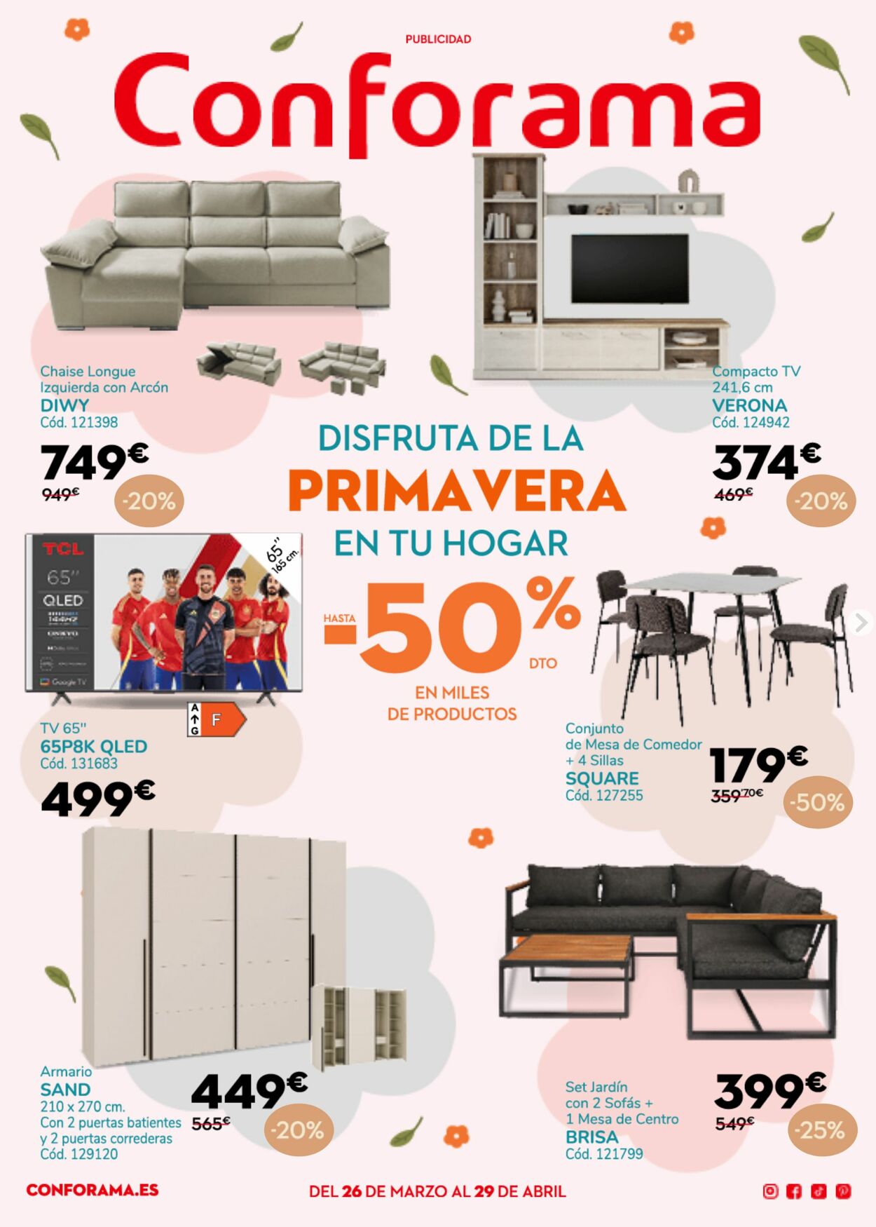 Conforama Folletos promocionales