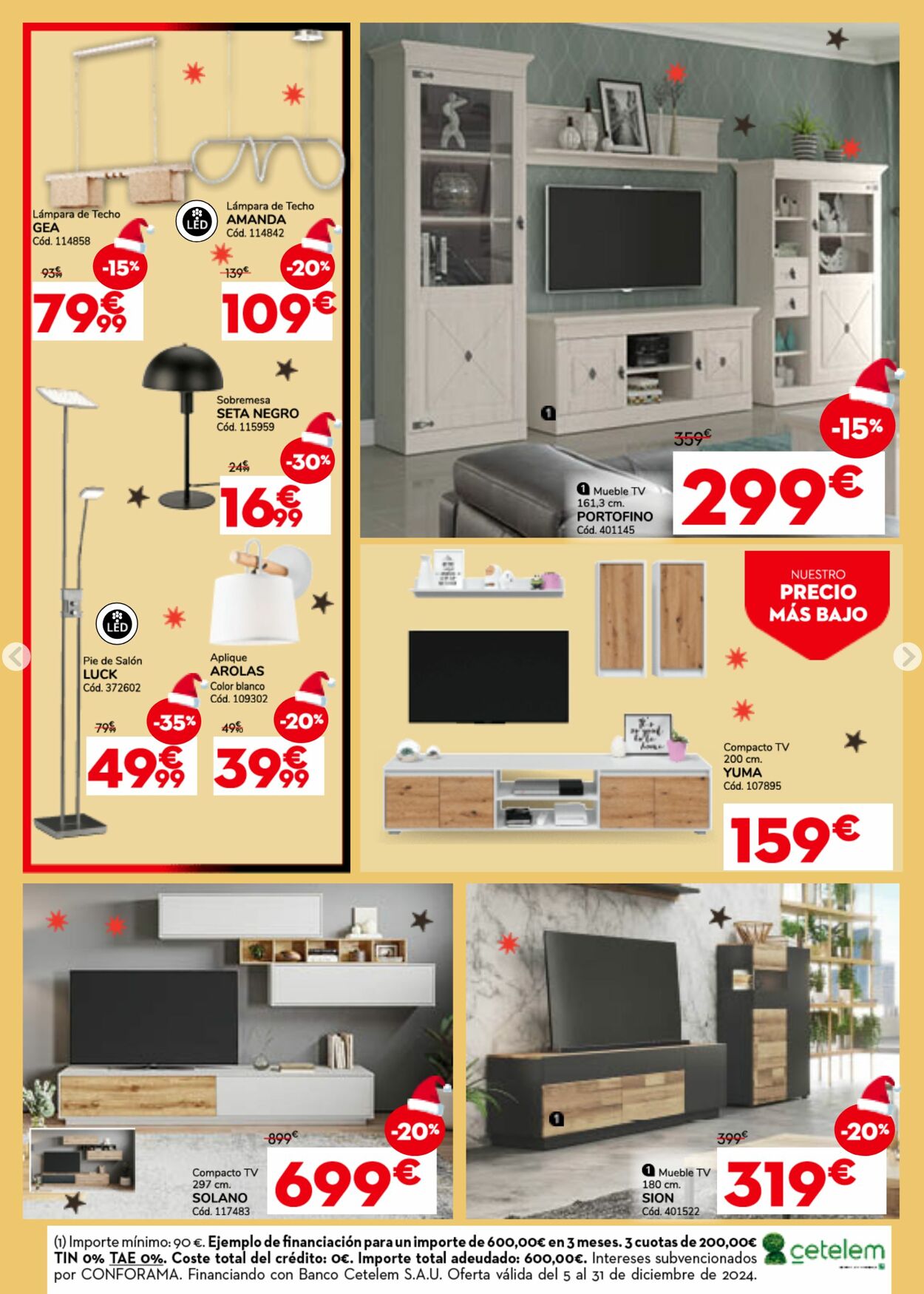 Folleto Conforama 23.12.2024 - 01.01.2025