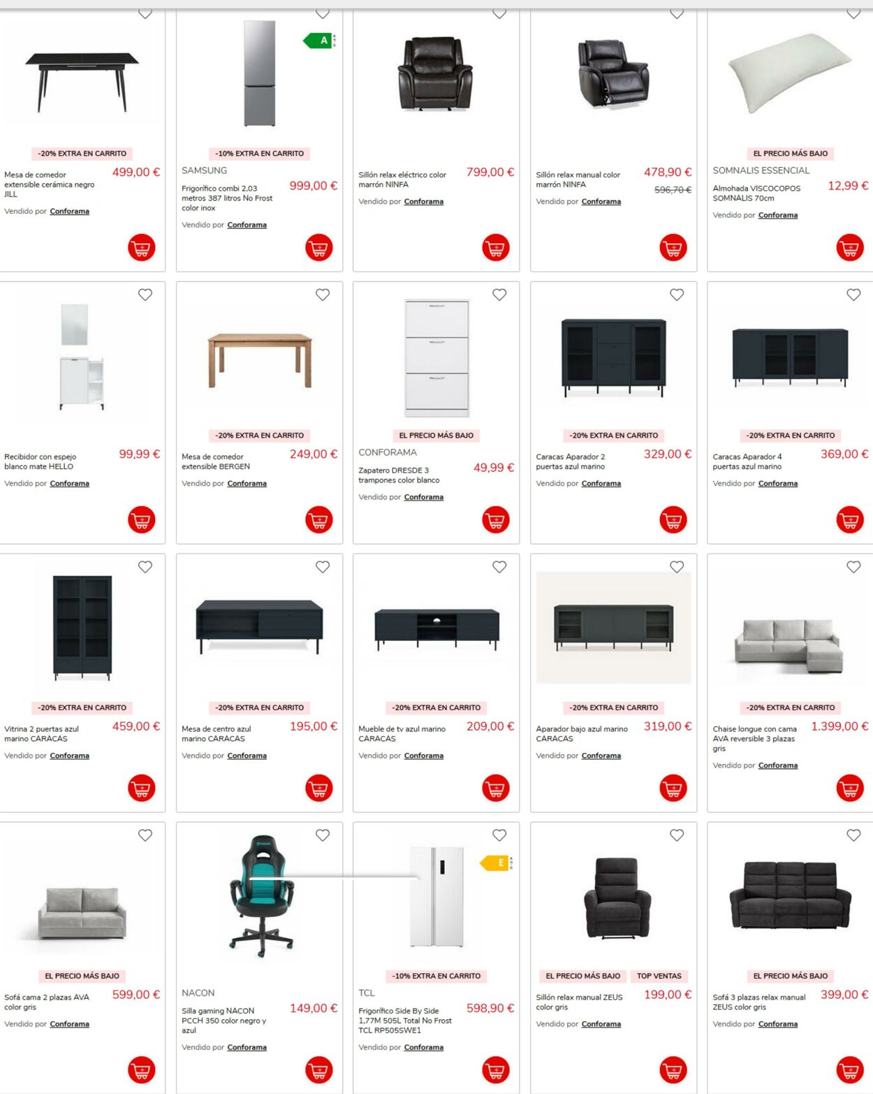 Folleto Conforama 04.08.2025 - 01.09.2025