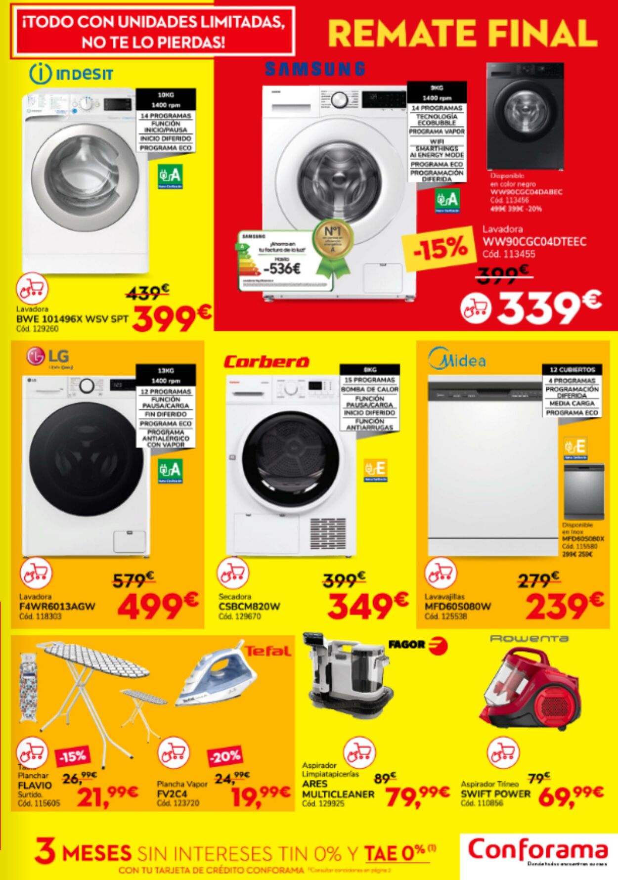 Folleto Conforama 15.01.2026 - 04.02.2026