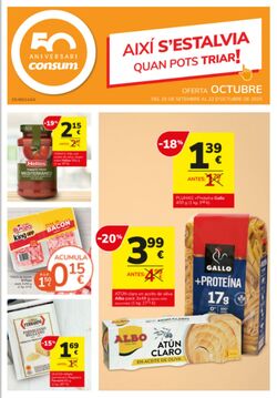 Folleto Consum 25.09.2025 - 22.10.2025