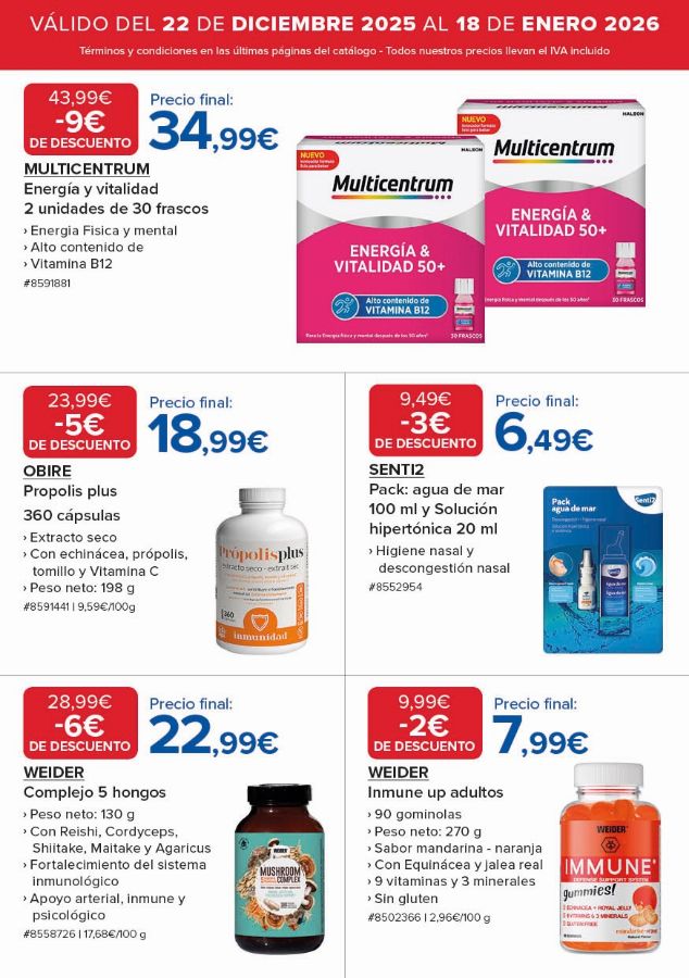 Folleto Costco 22.12.2025 - 18.01.2026