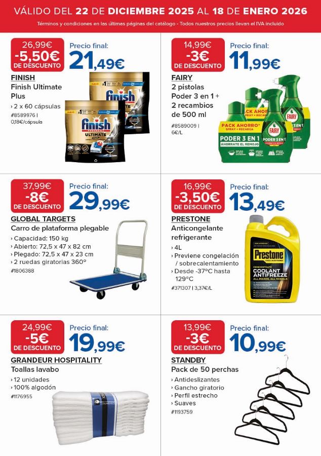 Folleto Costco 22.12.2025 - 18.01.2026