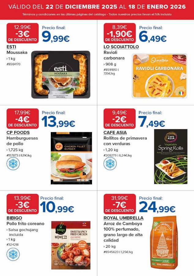 Folleto Costco 22.12.2025 - 18.01.2026