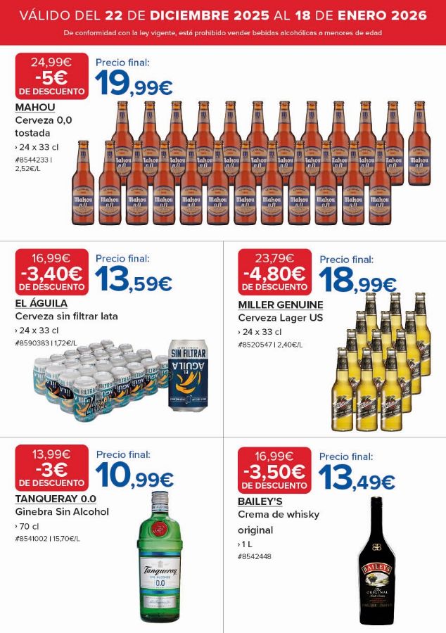 Folleto Costco 22.12.2025 - 18.01.2026