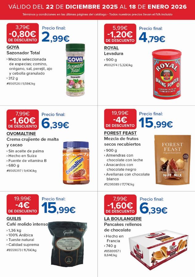 Folleto Costco 22.12.2025 - 18.01.2026