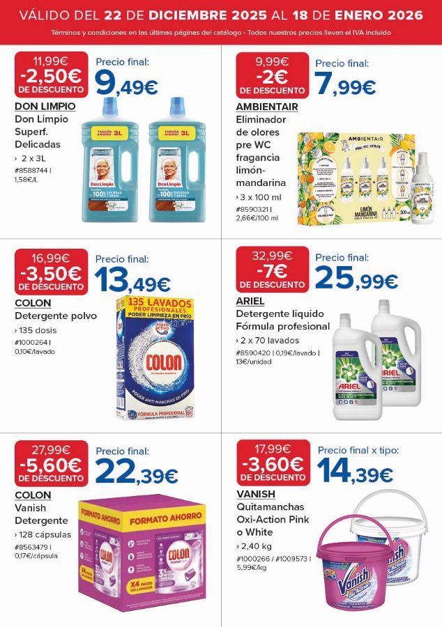 Folleto Costco 22.12.2025 - 18.01.2026