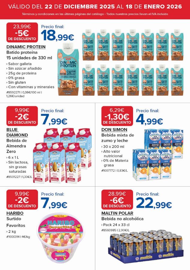 Folleto Costco 22.12.2025 - 18.01.2026