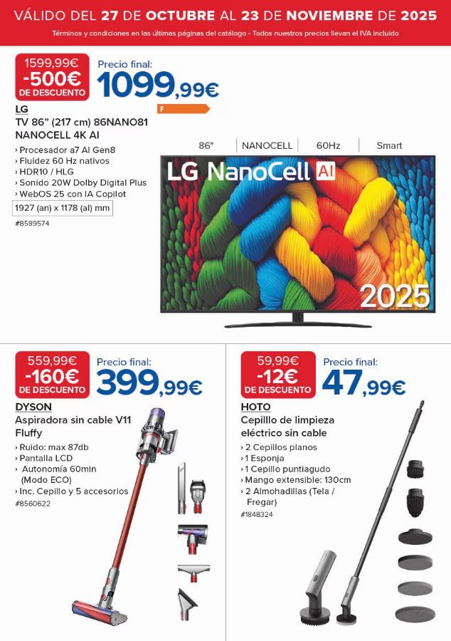 Folleto Costco 27.10.2025 - 23.11.2025