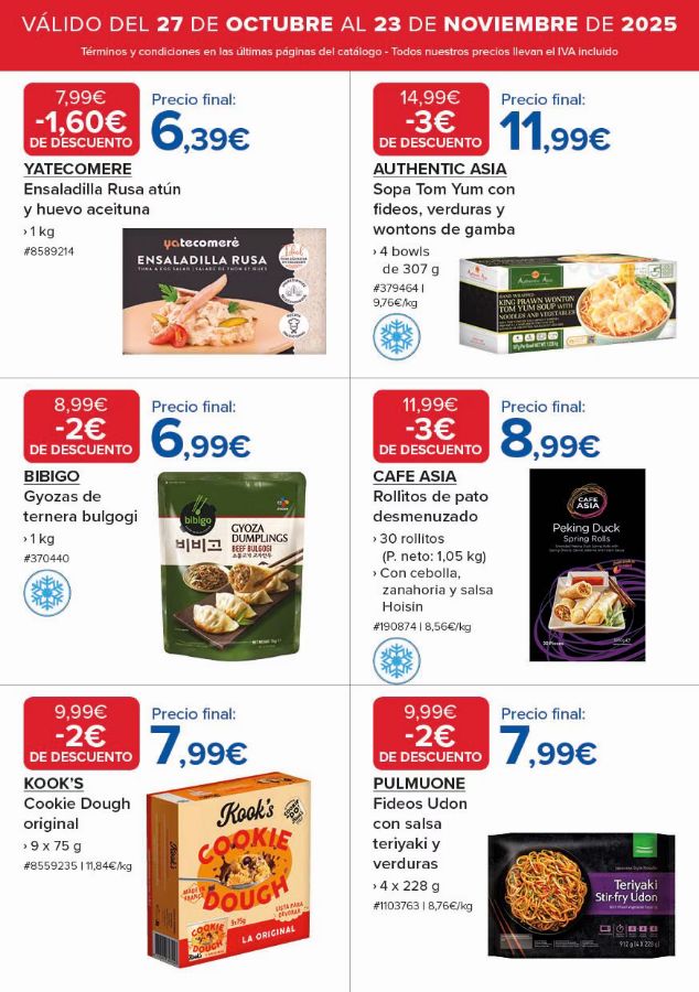 Folleto Costco 27.10.2025 - 23.11.2025