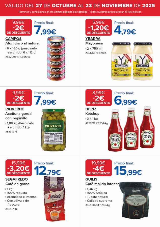Folleto Costco 27.10.2025 - 23.11.2025