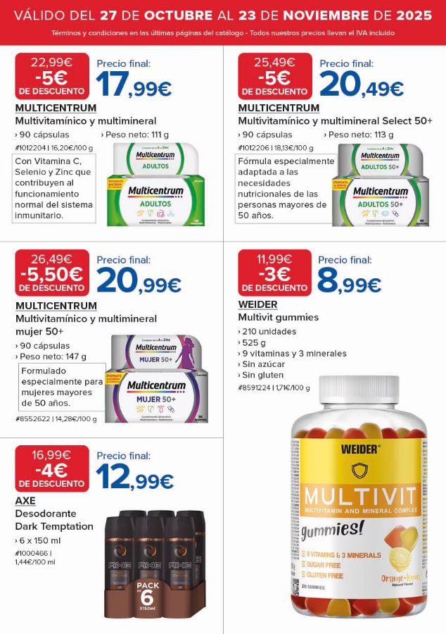 Folleto Costco 27.10.2025 - 23.11.2025