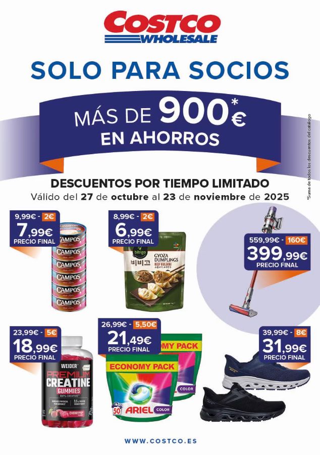 Folleto Costco 27.10.2025 - 23.11.2025