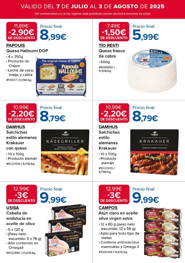 Folleto Costco 07.07.2025 - 03.08.2025