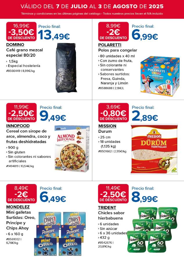 Folleto Costco 07.07.2025 - 03.08.2025