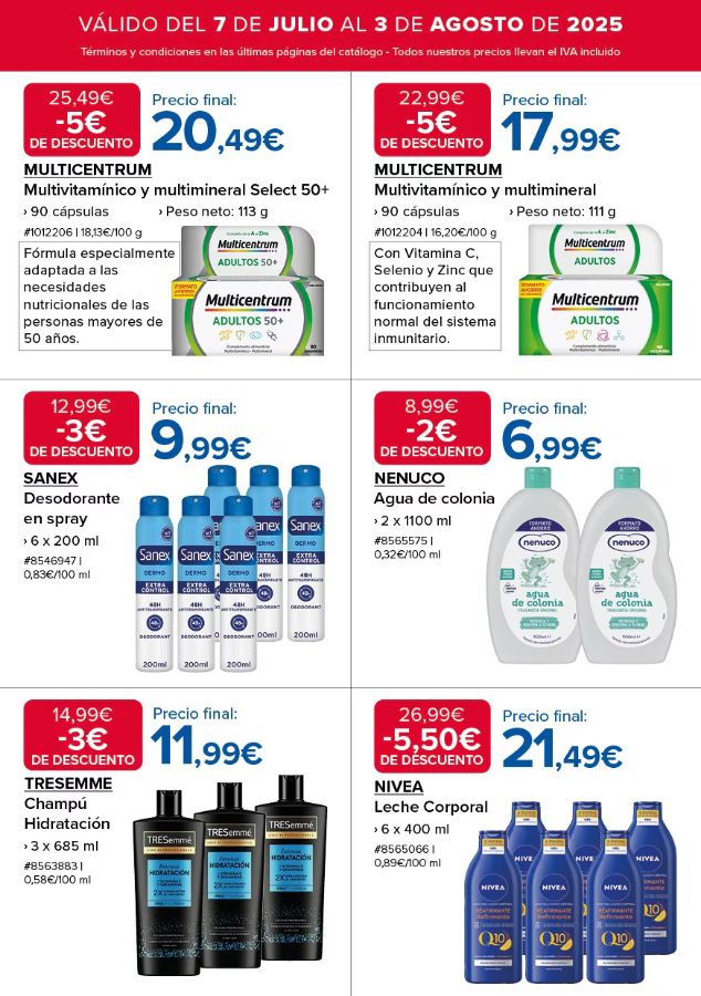 Folleto Costco 07.07.2025 - 03.08.2025