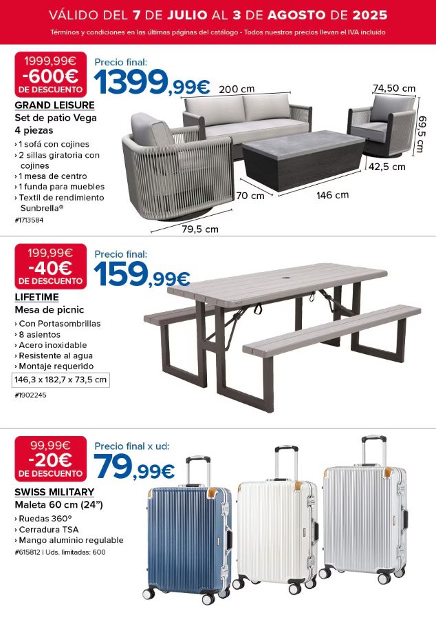 Folleto Costco 07.07.2025 - 03.08.2025
