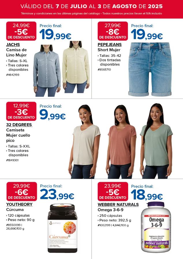Folleto Costco 07.07.2025 - 03.08.2025