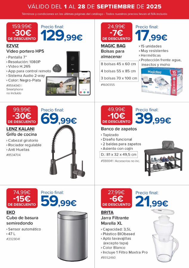 Folleto Costco 01.09.2025 - 28.09.2025