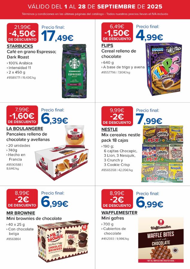 Folleto Costco 01.09.2025 - 28.09.2025
