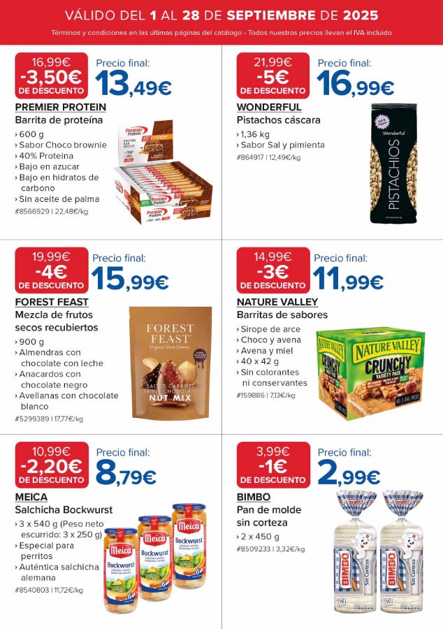 Folleto Costco 01.09.2025 - 28.09.2025