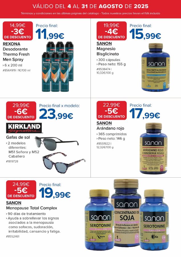Folleto Costco 04.08.2025 - 31.08.2025