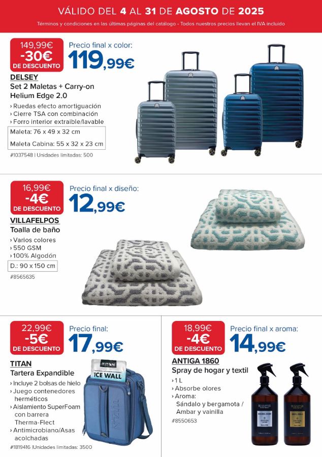 Folleto Costco 04.08.2025 - 31.08.2025