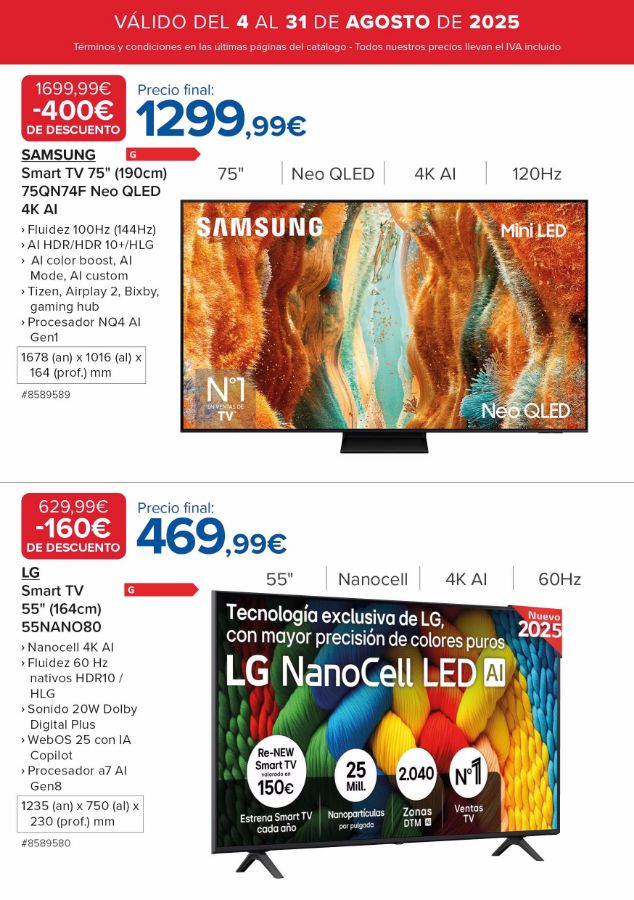 Folleto Costco 04.08.2025 - 31.08.2025