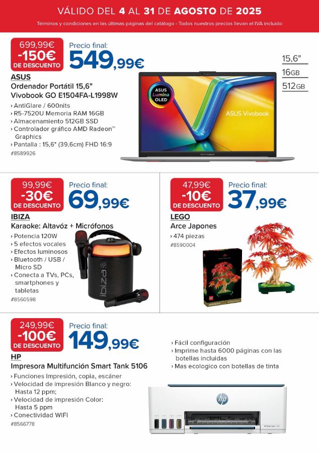 Folleto Costco 04.08.2025 - 31.08.2025