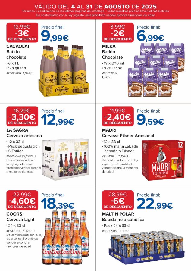 Folleto Costco 04.08.2025 - 31.08.2025