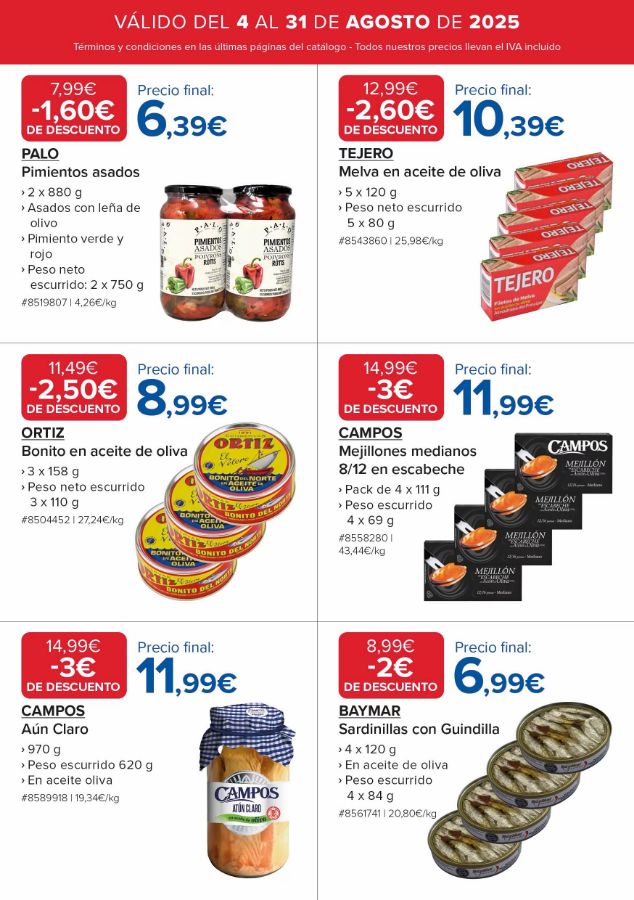 Folleto Costco 04.08.2025 - 31.08.2025