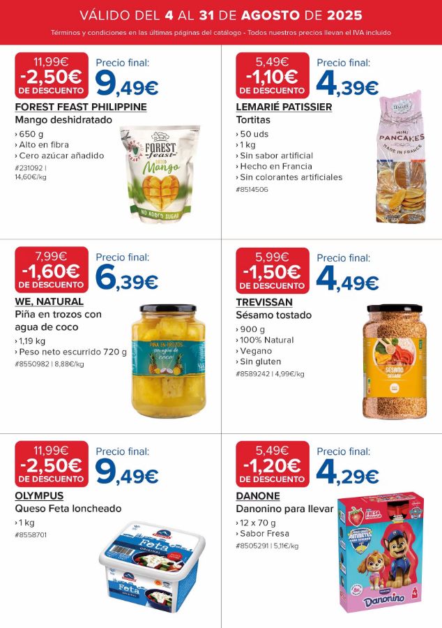 Folleto Costco 04.08.2025 - 31.08.2025