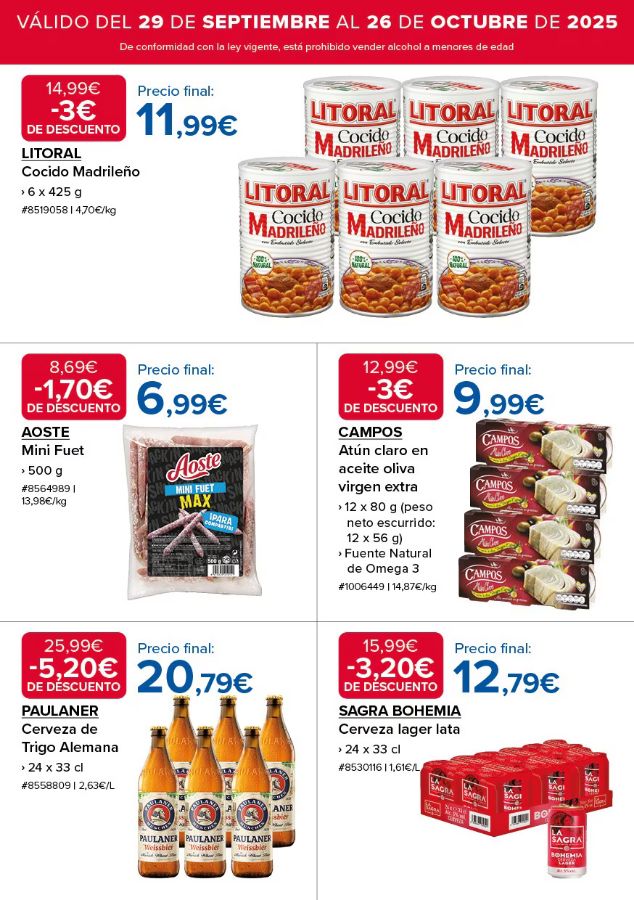 Folleto Costco 29.09.2025 - 26.10.2025