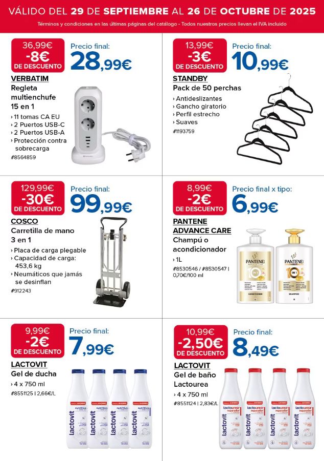 Folleto Costco 29.09.2025 - 26.10.2025