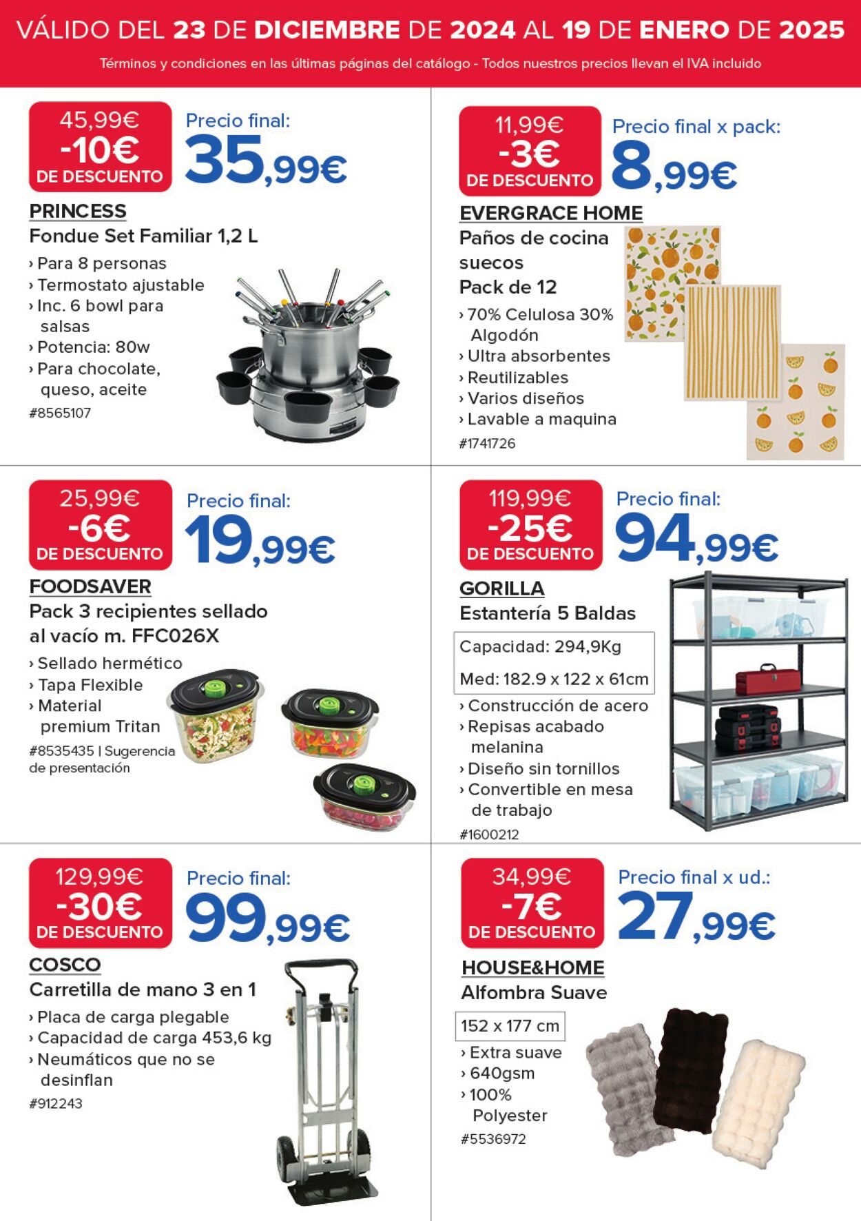 Folleto Costco 23.12.2024 - 19.01.2025