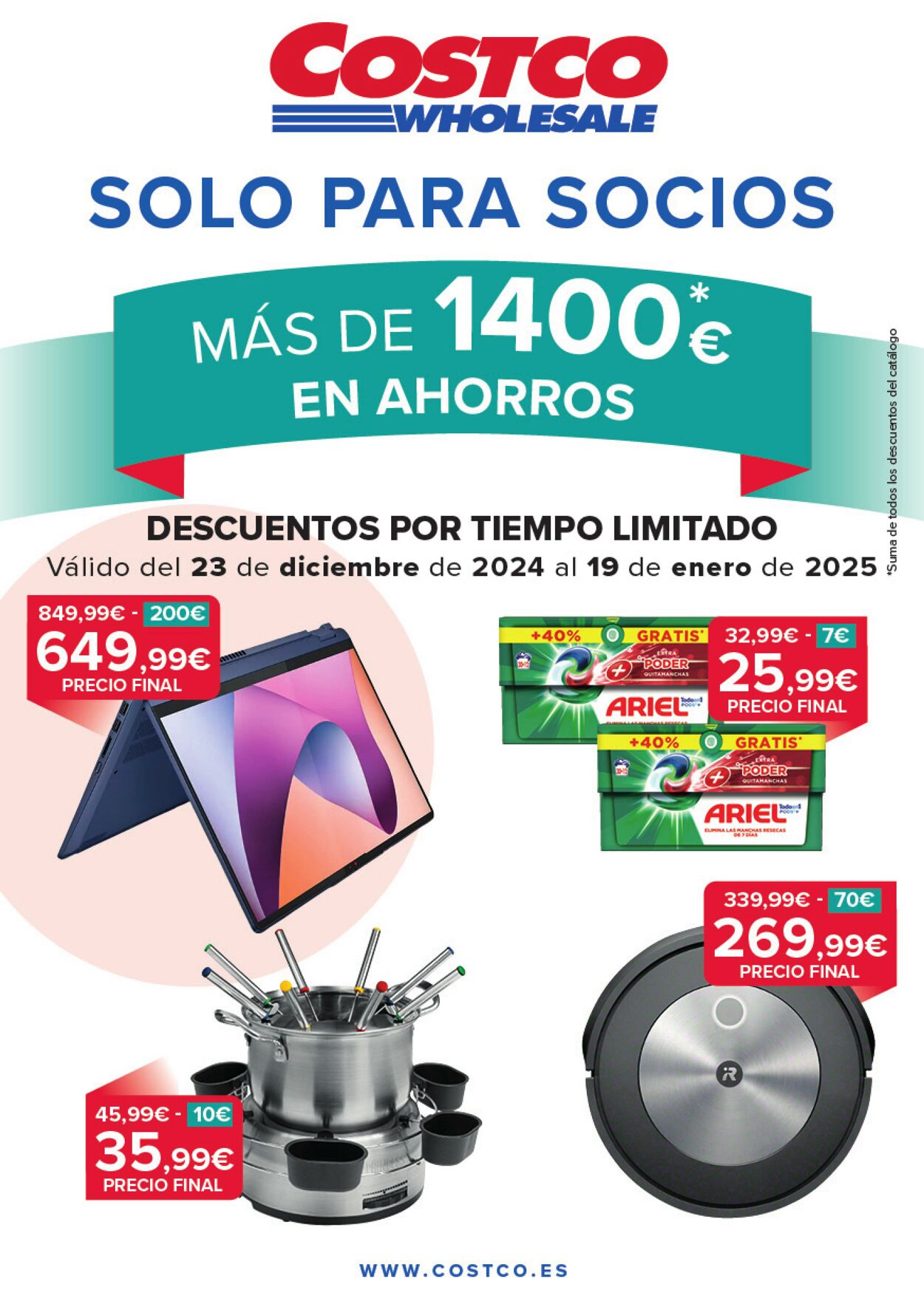 Folleto Costco 23.12.2024 - 19.01.2025