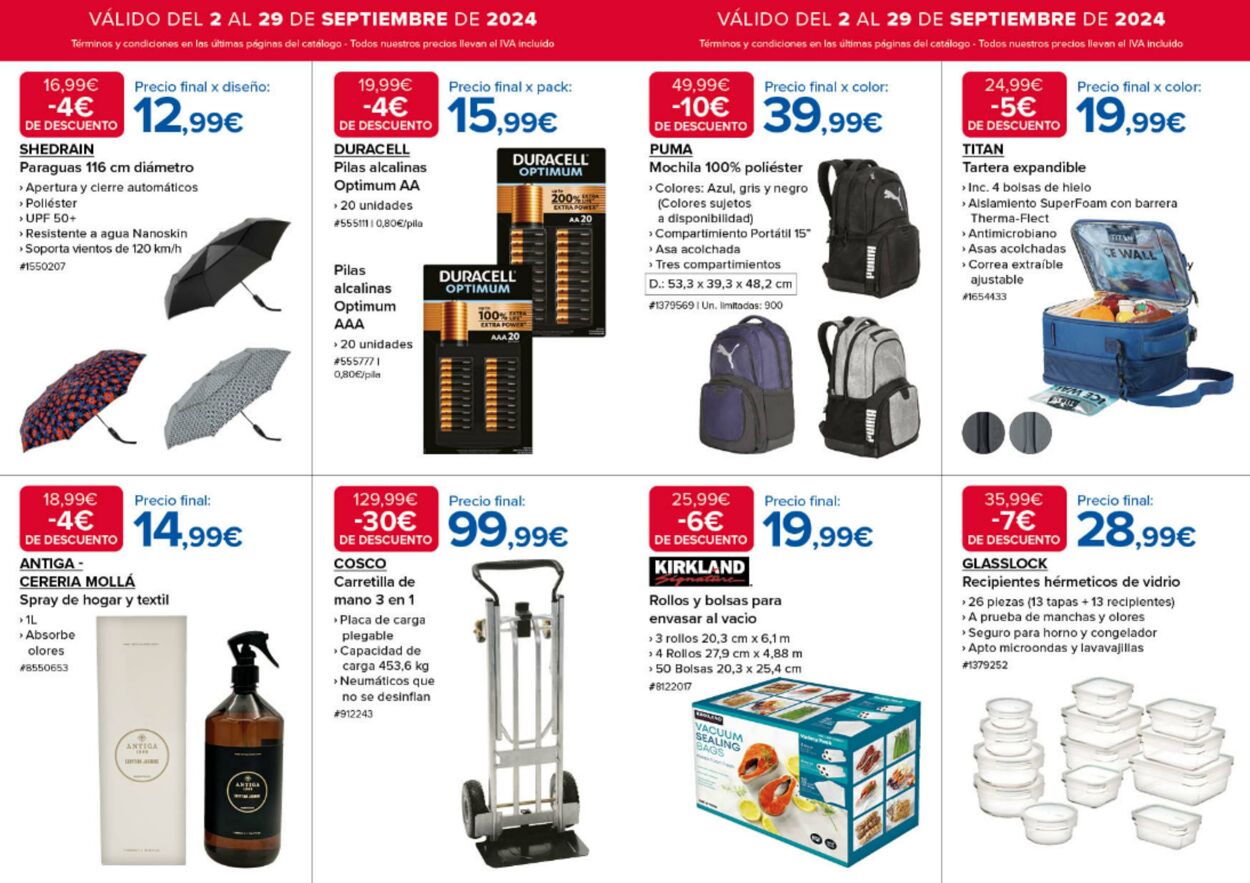 Folleto Costco 02.09.2024 - 29.09.2024