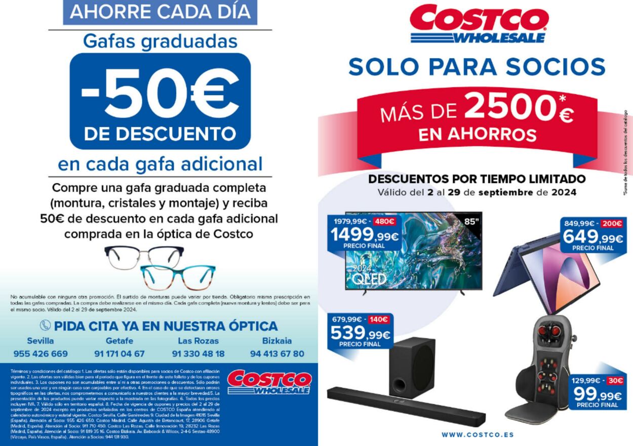 Folleto Costco 02.09.2024 - 29.09.2024