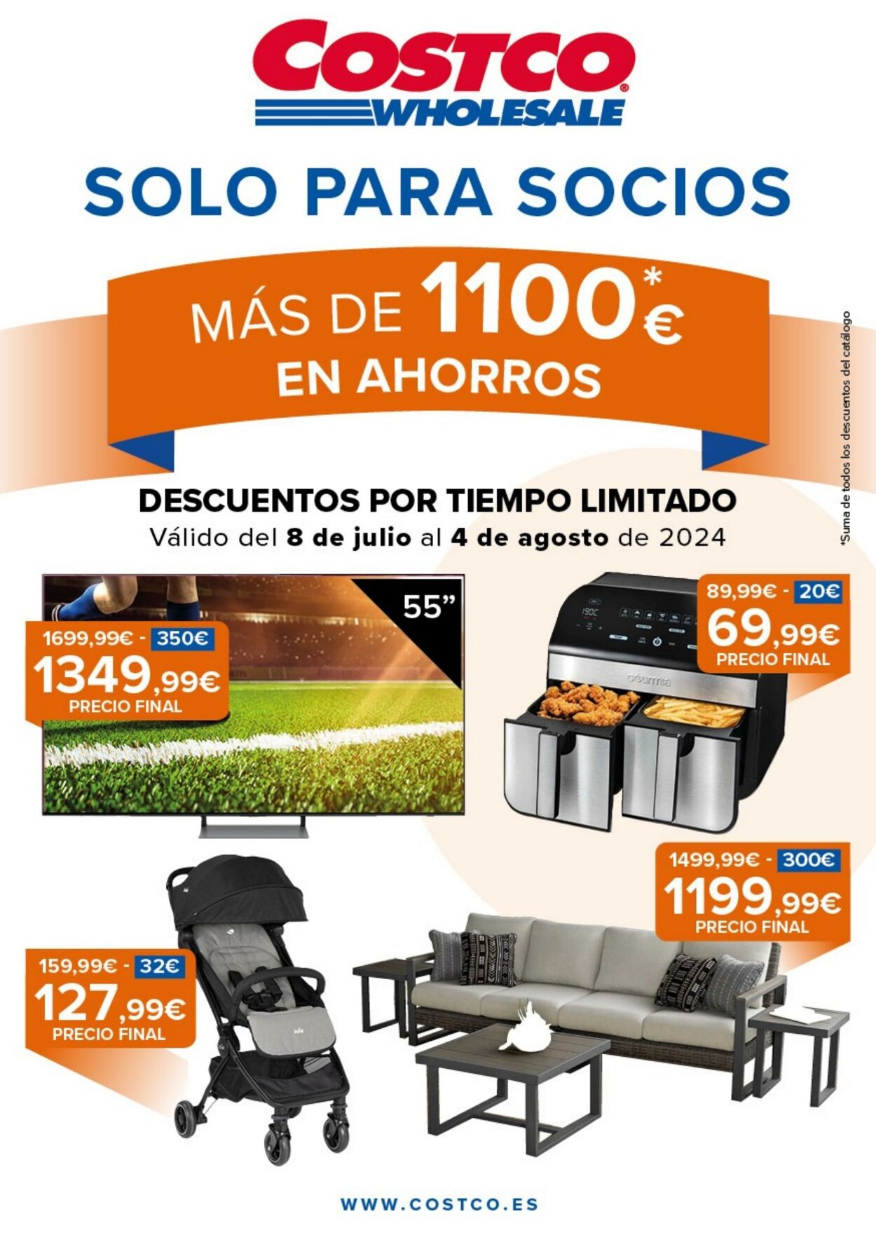 Folleto Costco 08.07.2024 - 04.08.2024