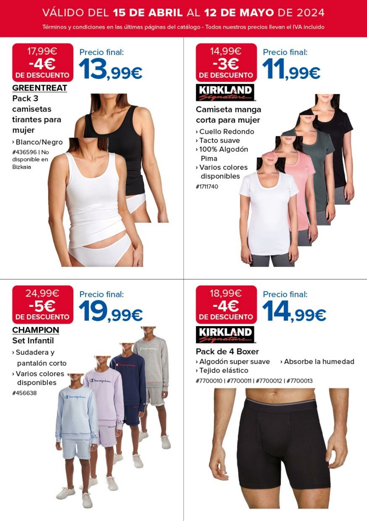 Folleto Costco 15.04.2024 - 12.05.2024