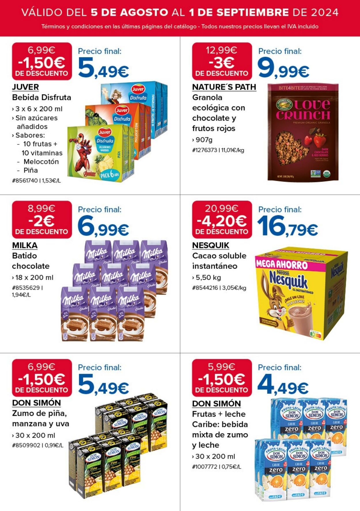 Folleto Costco 05.08.2024 - 01.09.2024