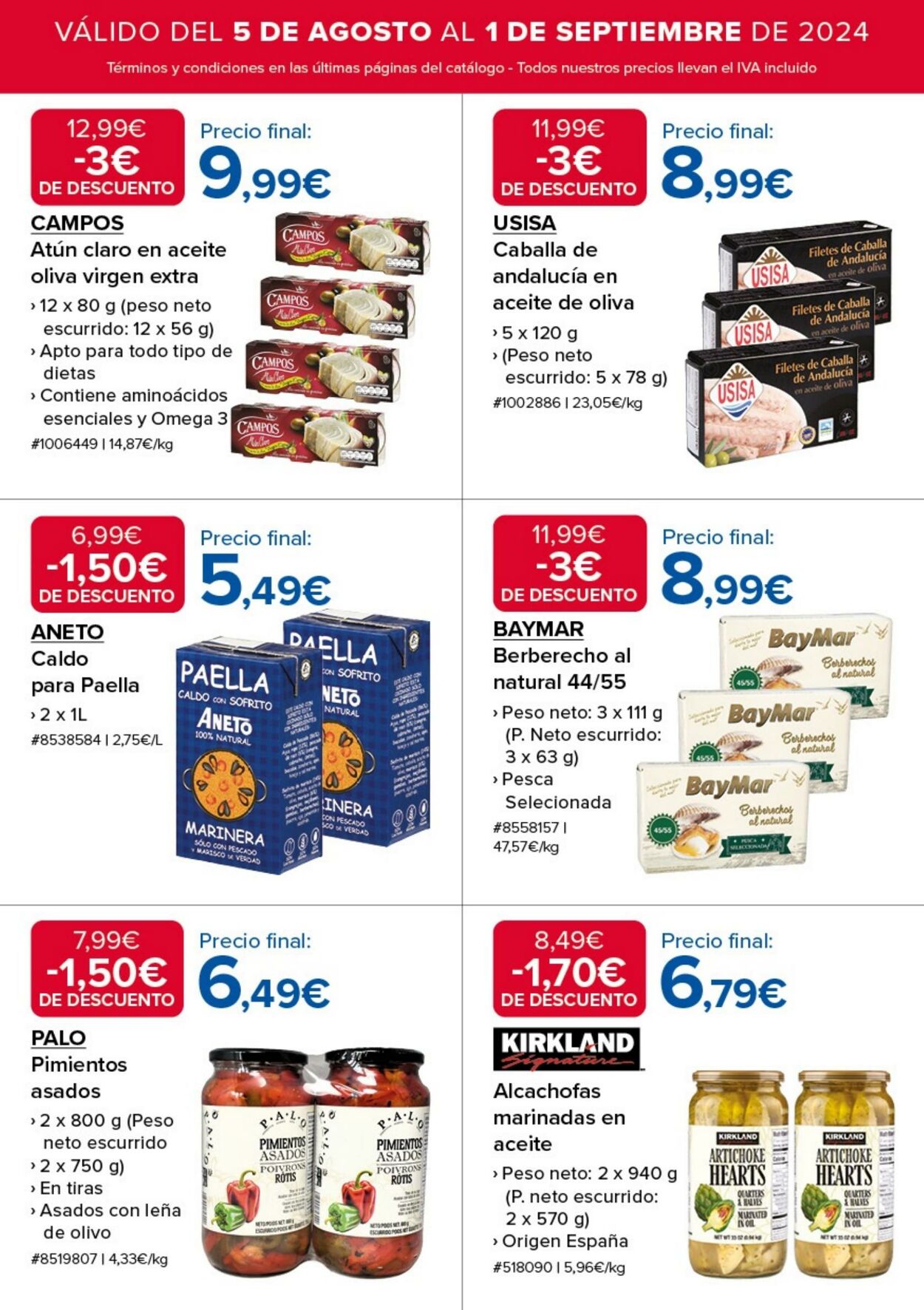 Folleto Costco 05.08.2024 - 01.09.2024